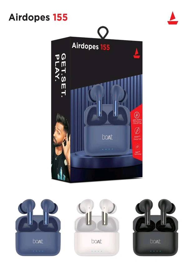 Boat Rockerz 155 Shiny ✨ Ear+Heavy Weight Extra Bass Sound Quality Earbuds 