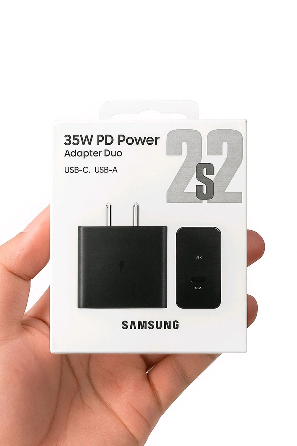 Samsung 35W PD Dual Port Super Fast Charging Power Charger (USB-C And USB-A Port)