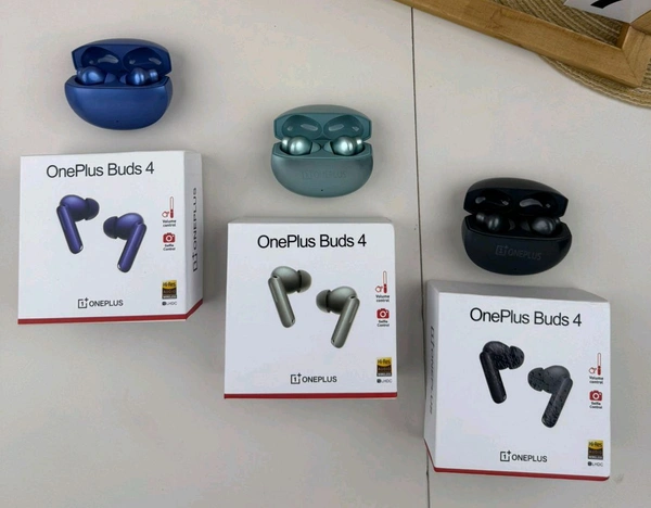 New OnePlus Buds-4 Wireless Earbuds | Bluetooth TWS with Volume Control | Deep Bass, Long Battery, Fast Pairing |Hard Box Pecking 