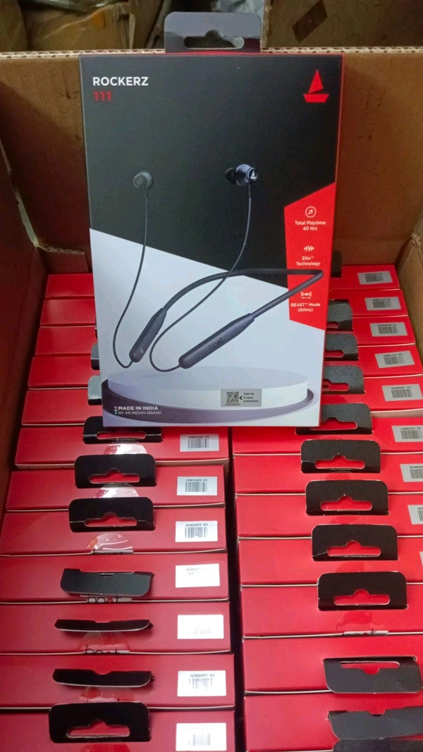 Boat B-111 💯% Og Different Different Serial No. 40-40 PCs Box Pecking (Imported  OG Quality Nackband)