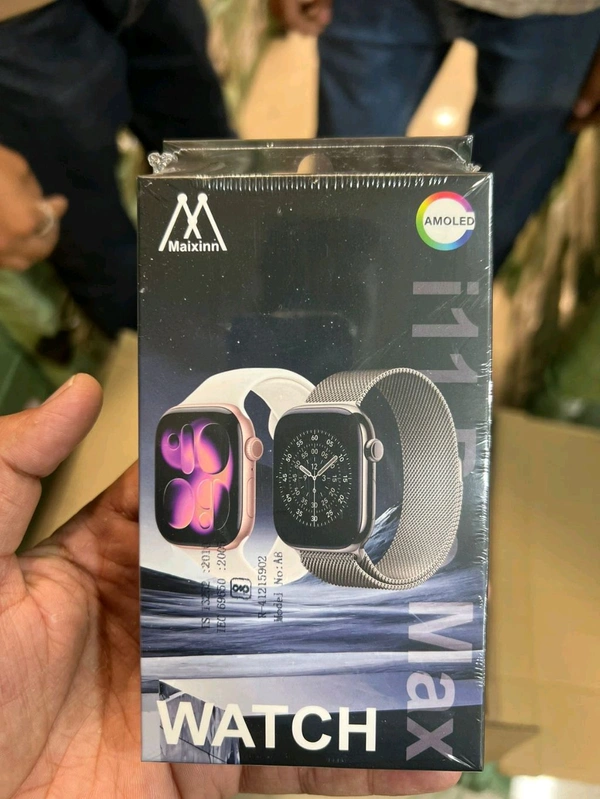 New Maxixinn 11 Max AMOLED Smart Watch | Premium Look | Health Tracking 