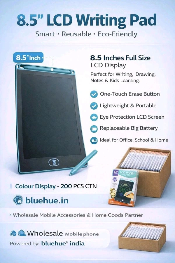 8.5 Inches (LCD) Writing Paid For Children(Multiple Colours