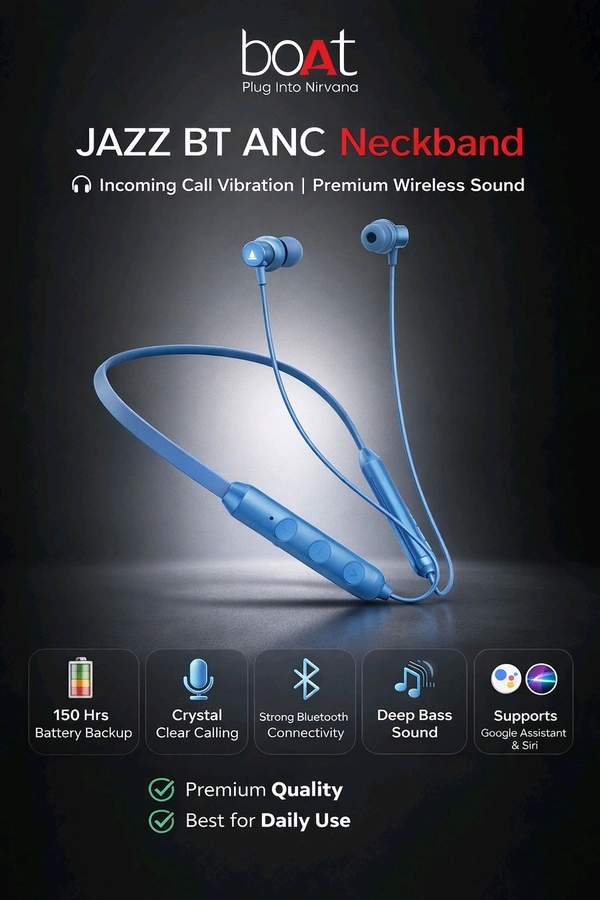Boat BT Jazz 💯% Og Full Vibration Metal & Magnet 🧲 Ear Big Box