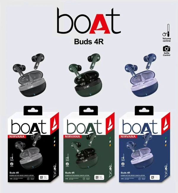 New 🆕 Boat Buds-4R 💯% Og Extra bass Sound 1by1 Lamination Earbuds 
