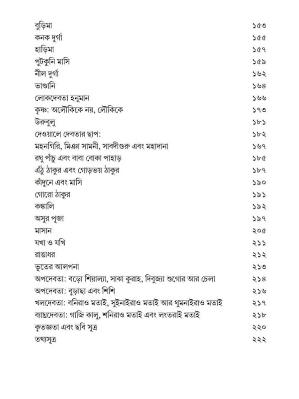 BANGLAR DEBOTA APODEBOTA O LOKDEBOTA | বাংলার দেবতা অপদেবতা ও লোকদেবতা