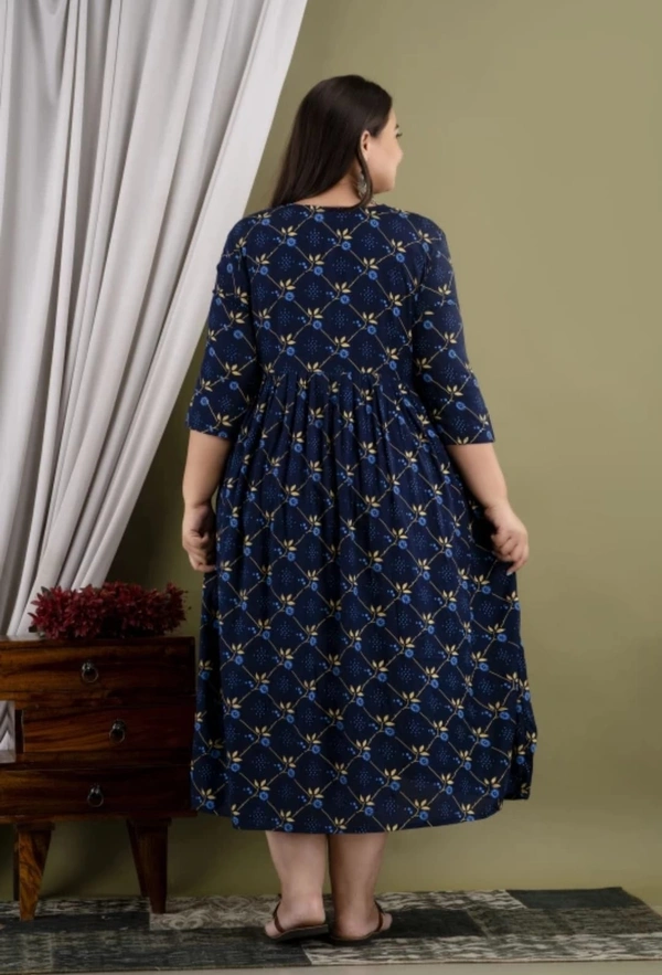 Villows Feeding Kurta mother's Special Blue - M-38