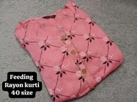 Villows Feeding Kurta mother's Special Peach - 40