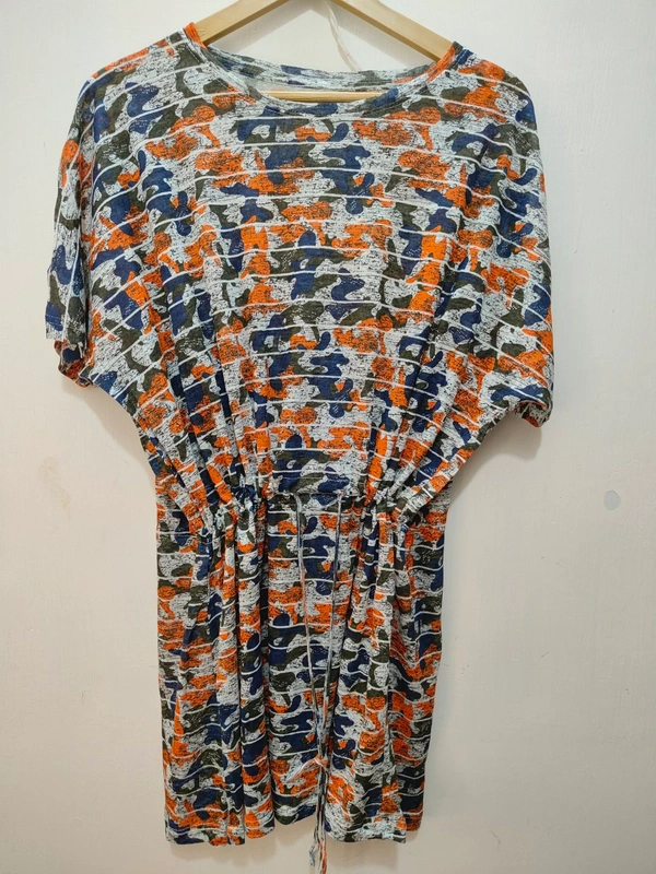 Villows Kaftan Striped - Gray, Free Size