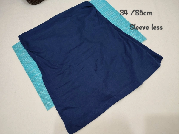 Ladies Tube Slips - Navy Blue, 85cm