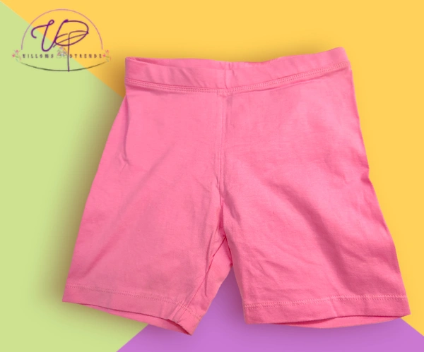 Spotted Zebra Kids Plain Waits Elastic Shorts - Light Orchid, 6yr-7yr