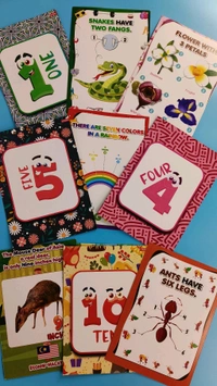 ActiLearn Number And Alphabet Flash Cards 1.5+ Years Kids Activity Learning