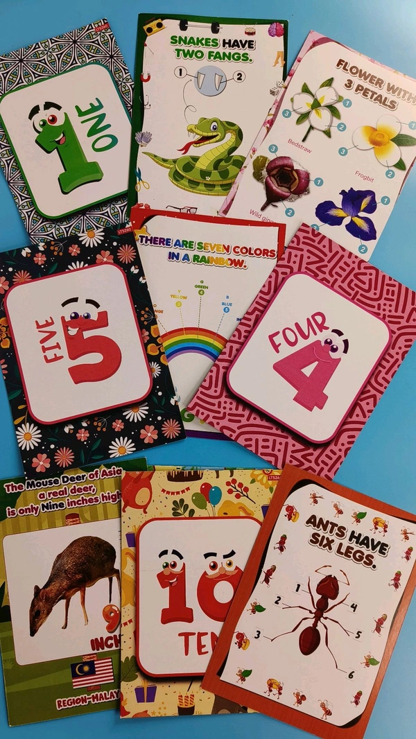 ActiLearn Number And Alphabet Flash Cards 1.5+ Years Kids Activity Learning