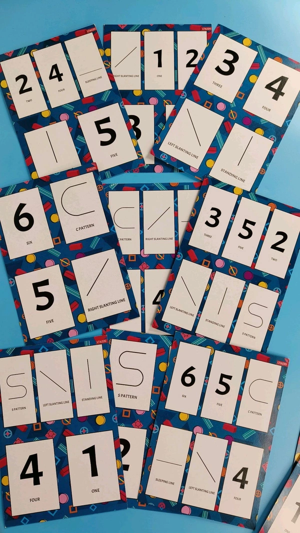 ActiLearn Colors, Numbers And Lines Flash Card For 2+ Years Kids