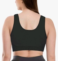 Sports Air Bra One Size Non Padded | Cotton lycra 485 - Brown, One Size