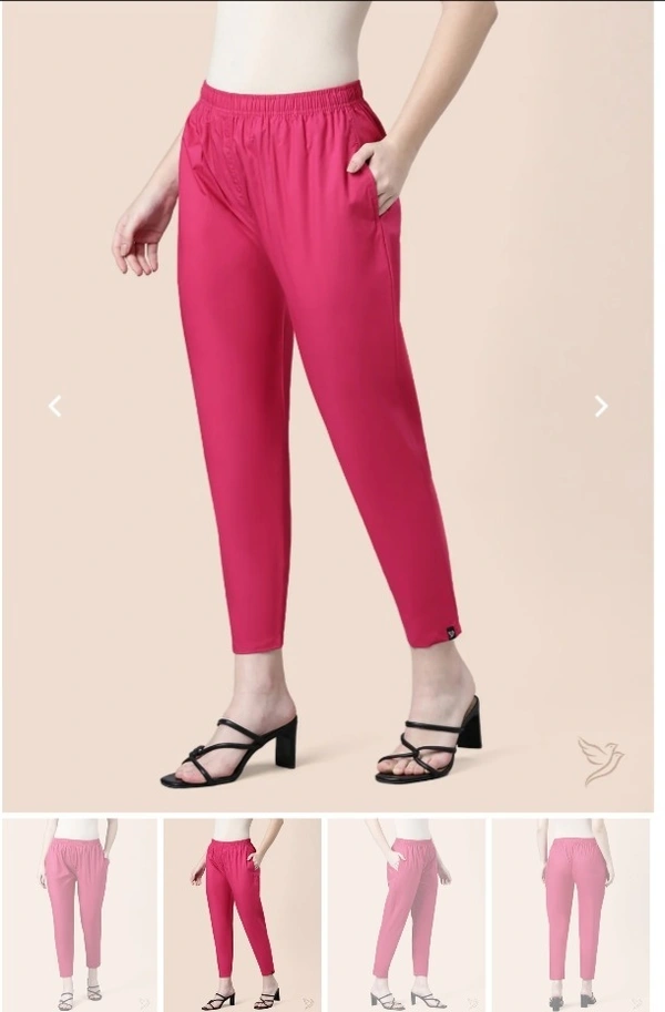 Twin Birds Women Kurti Pant 238 - Hibiscus, 5, S/M