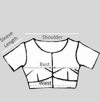 Ruthvi Ethnics Ajarkh Readymade Blouse RE230021 - FS, Black