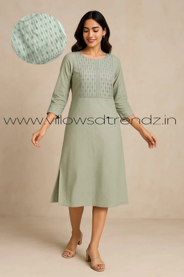 Avaasa Kurthis AV240016 - Light Blue, 2XL