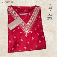 Avaasa Kurthis AV240020 - Red, L