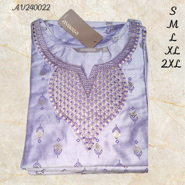 Avaasa Kurthis AV240022 - Metalic Blue, XL