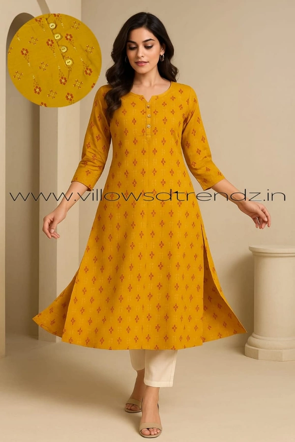 Avaasa Kurtis AV210011 - Yeallow, 2XL