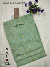 Avaasa Kurtis AV21002 - Peach Green, S