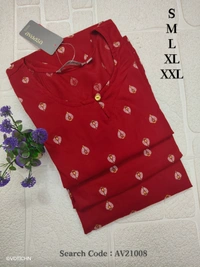 Avaasa Kurtis AV21008 - Red, L