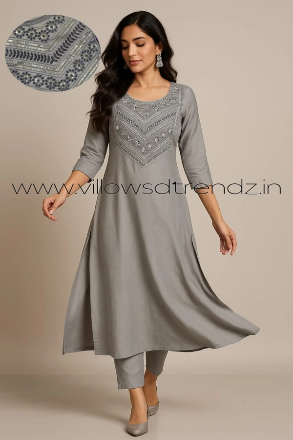 Avaasa Kurtis AV25003 - Grey, S