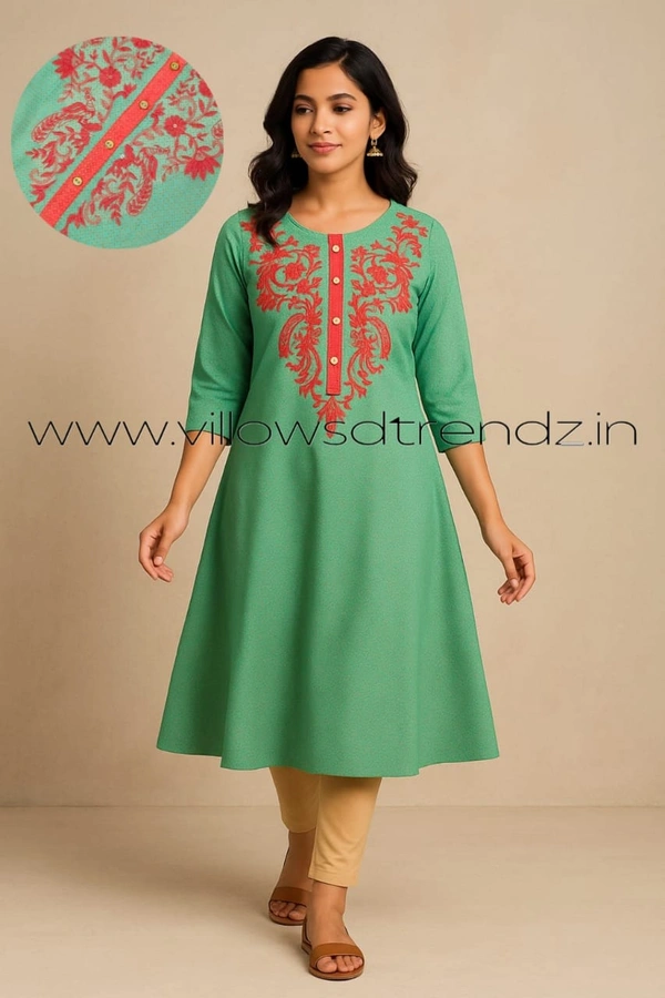 Avaasa Kurtis AV25007 - Green, M
