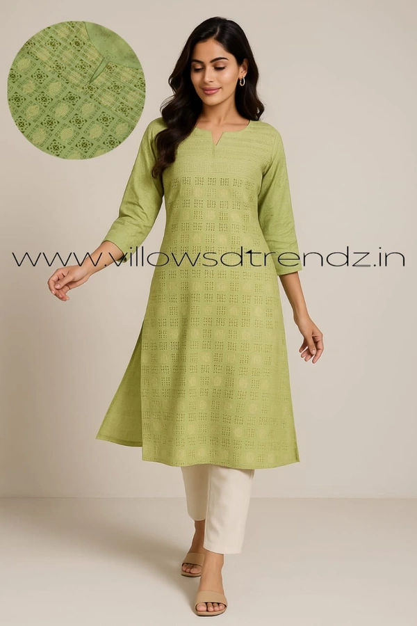 Avaasa Kurtis AV25008 - Light Green, XL