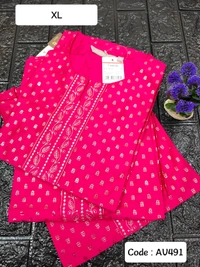 Avaasa Kurtis AV491 - Rani Pink, XL