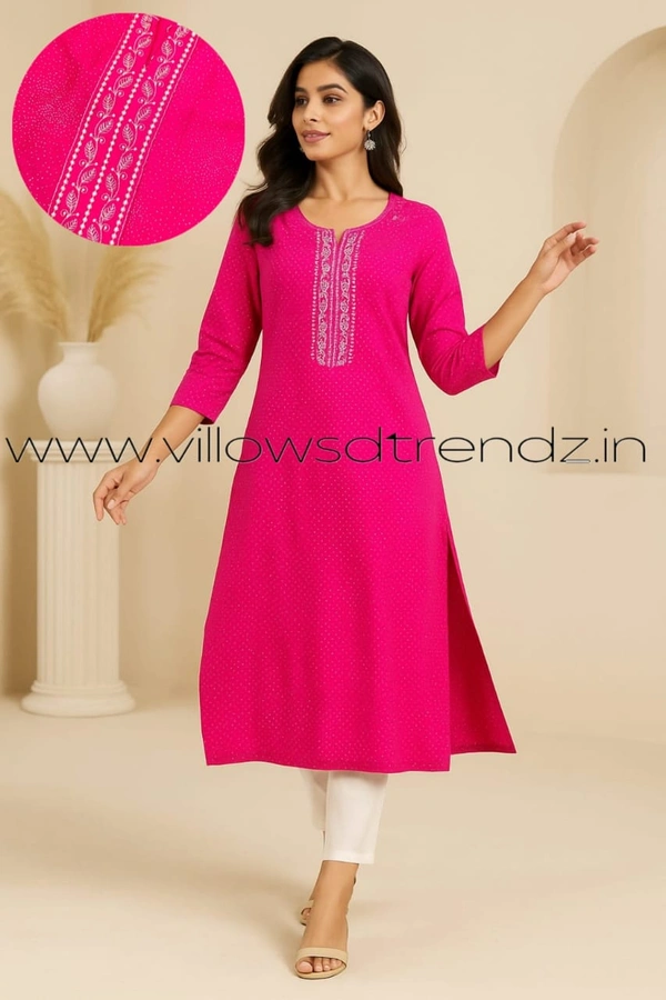Avaasa Kurtis AV507 - Rani Pink, S