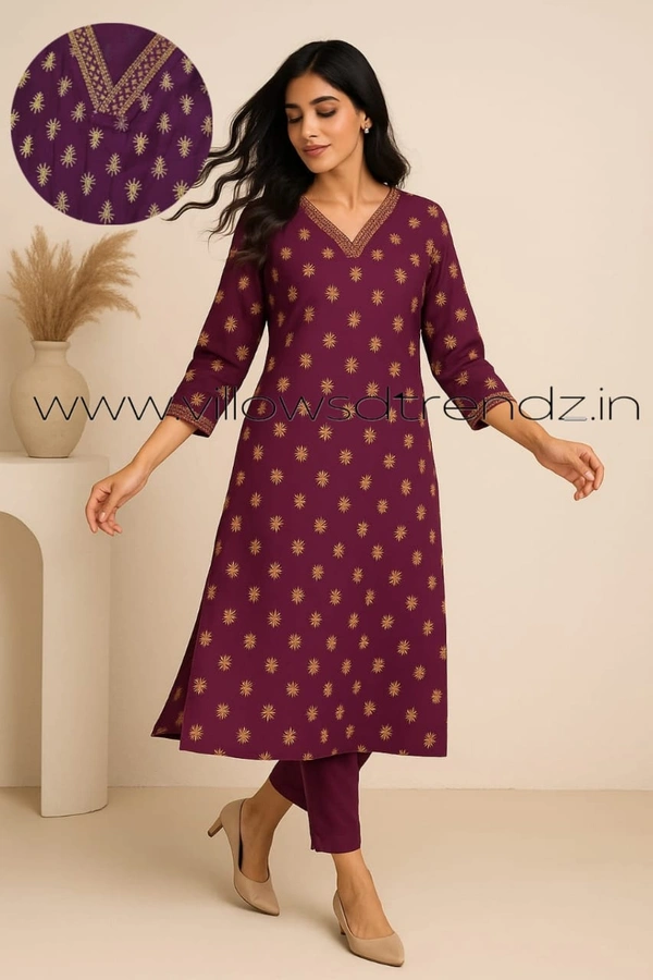 Avaasa Kurtis AV503 - Purple, S
