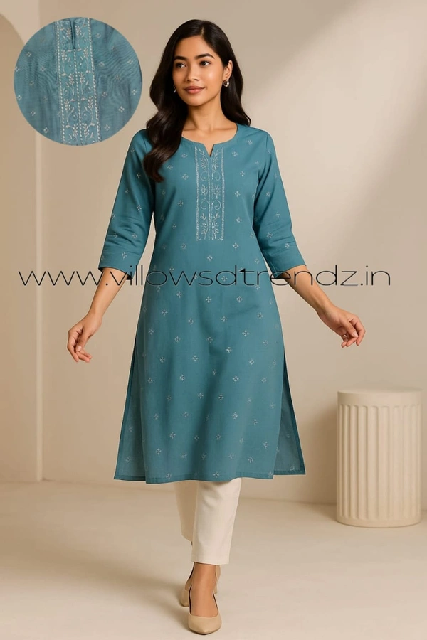 Avaasa Kurtis AV506 - Sky Blue, M