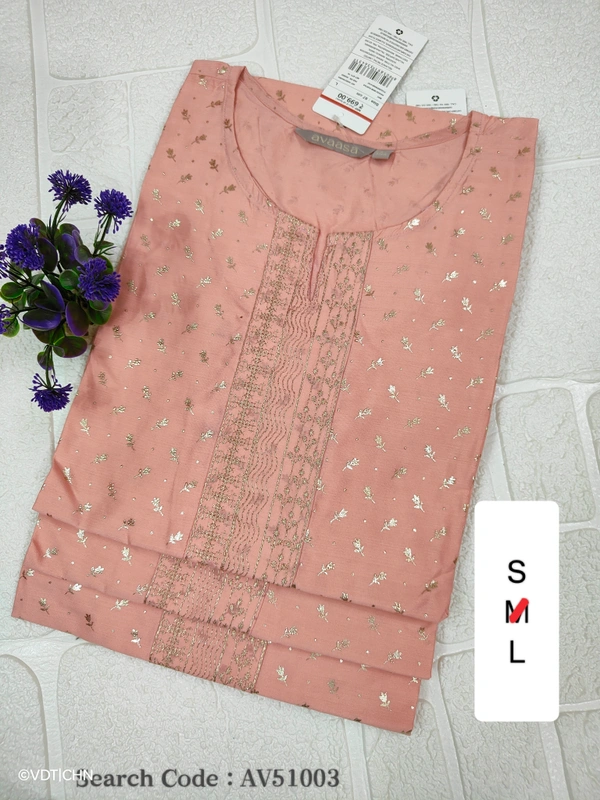 Avaasa Kurtis AV51003 - Pink, S