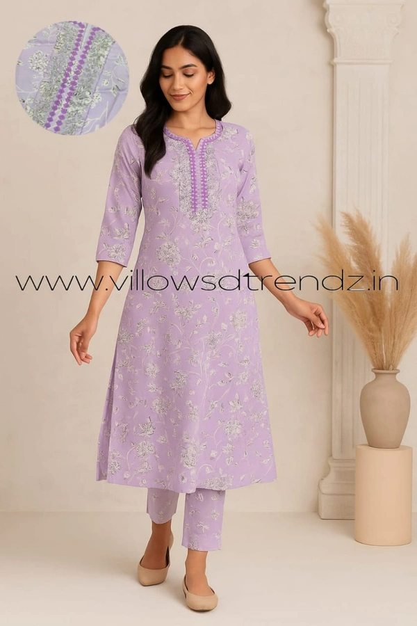 Avaasa Kurtis AV523 - Lavender, M