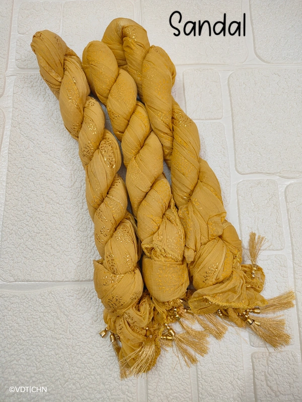 VDT Chakri Foil Printed Georgette Duppata FD1430 - FS, Sandle