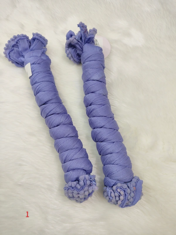 VDT Chiffon Nazim Georgette Duppata GS1370 (Pack of 1 pc) - Lite Lavender, FS