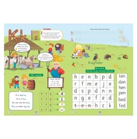 ActiLearn Farmyard Adventures: 150+ Activities for Kids to Explore Letters & Words with Flocks and Herds! | Ages 3 - 6 | Kindergarten Activity Book | DIY | Paper Crafts | Vocabulary and Cognitive development [Paperback]  - New Arrivals