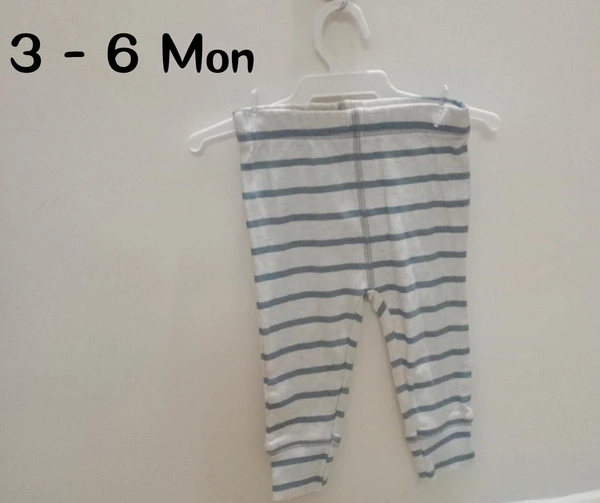 Gerber Grey Large Stripe - Grey, 3 - 6 mon