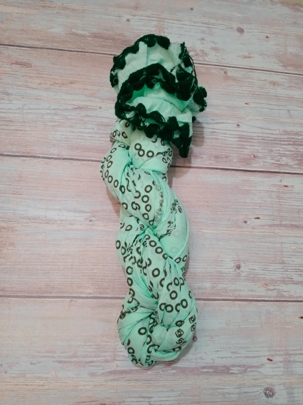 VDT Green Duppata - Green, 1, Free