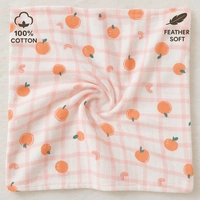 Prini's First Touch Imported Muslin Swaddel Towel|Bath Towel |Pack Contains 1 Towel|100% Organic Cotton| 120 x 120 cm| Light pink | MIPT19004 - 120 x 120 cm, Light pink