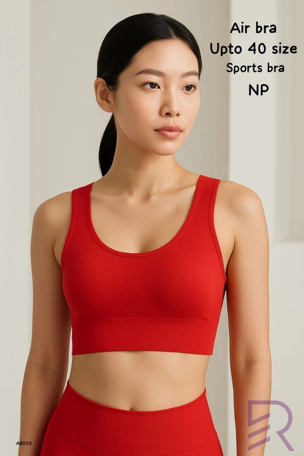 Ruthvi Ethnics Imported Women's Bra |Streachable | Air bra | removable pads | NP | Red|AB005 - 40, Red
