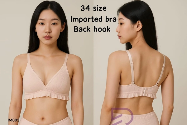 Ruthvi Ethnics Imported Women's Bra |Streachable  | Back Hook| Lt Pink |IM005 - 34, Lt Pink