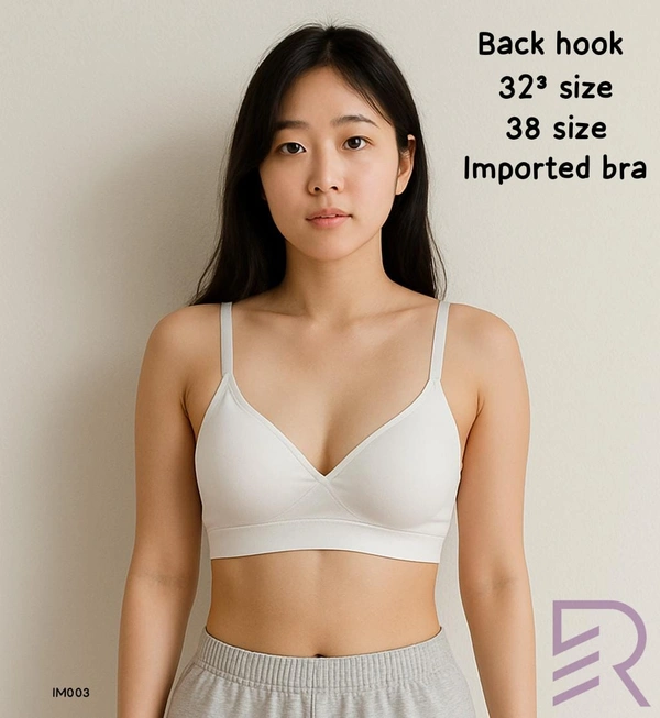 Ruthvi Ethnics Imported Women's Bra |Streachable  | Back Hook| White |IM003 - 32, White