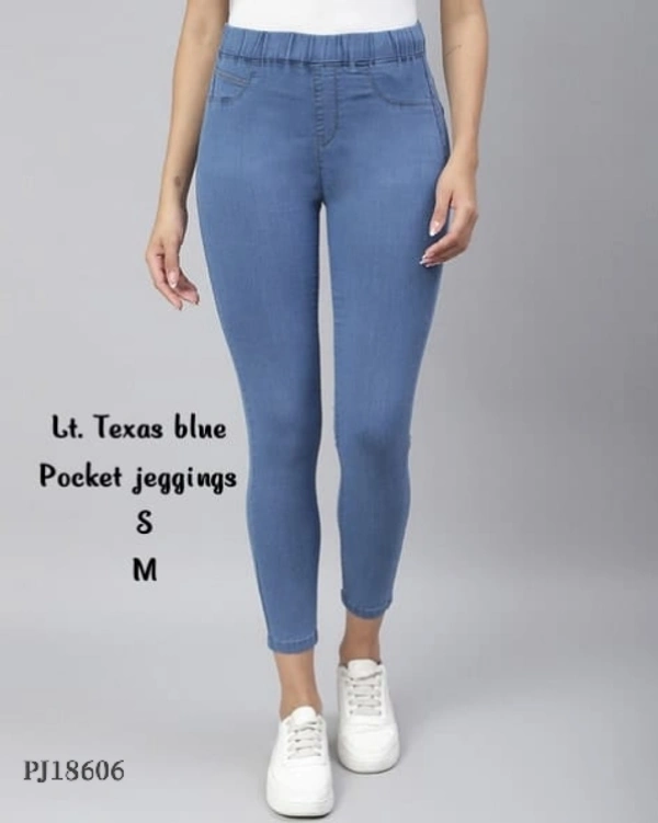Prisma Jeggings - PJ18606 - S, LT Texas Blue