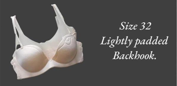 Villows Lightly Padded Back Hook Bra 476 - Skin, One Size