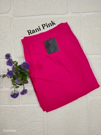 Ruthvi Ethnics Linen Cotton Kurti Pants KP23225301 - 5XL, Rani Pink