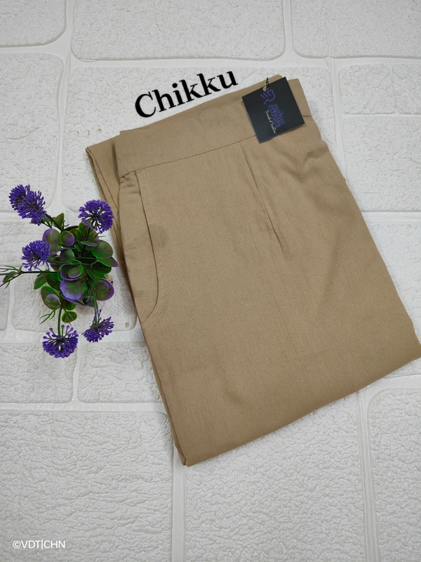 Ruthvi Ethnics Linen Cotton Kurti Pants KP23225303 - 5XL, Chikku