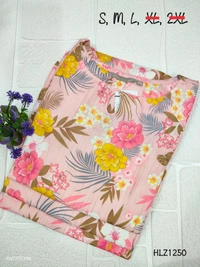 Hanshita Linen Zari Kurti HLZ1250 - Pink, S