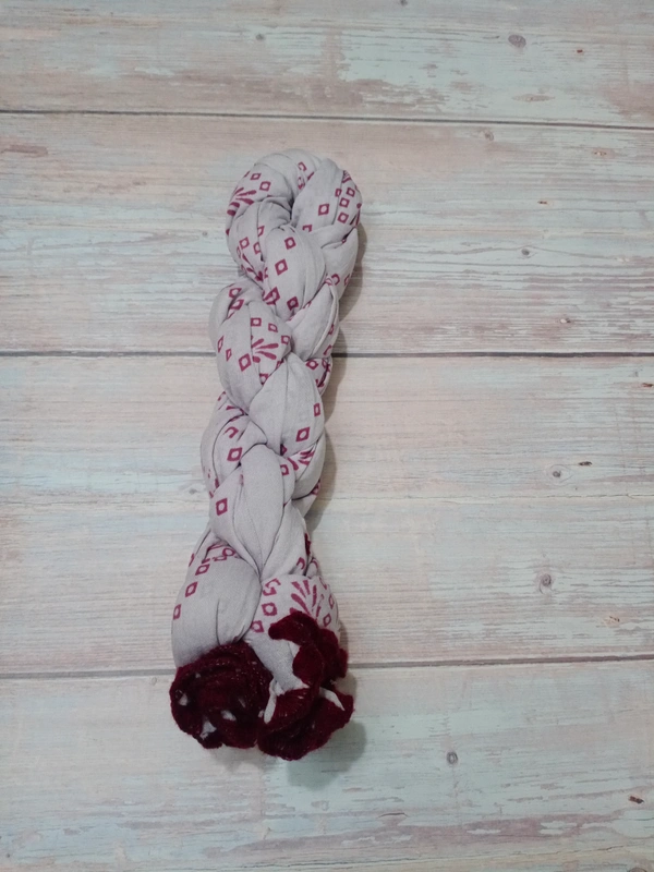 VDT Marron Dotted Duppata - Marron, 1, Free